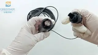 Tactical Fiber Optic Cable with HXB Waterproof Connector | Ideal for Military & Rugged Applications