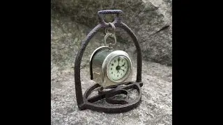 #1900 Midget Antique D.R.Patent German travel alarm clock carriage #Miniclock  #AntiqueClocksDepot