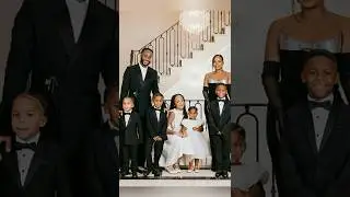 Raheem Sterling and his 5 kids with Fianc&eacute;e Page Milian