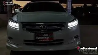 Accord G8⭐️⭐️ อัพเกรดไฟหน้า QUAD LED RED DEVIL EYES🔥😁