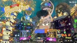 Splat3 FrostyFest (2026) Inkopolis plaza, Day 1 tour (Team Friends)