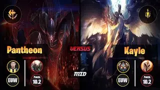 Bolulu PANTHEON (Mid) [Conqueror] VS KAYLE - Challenger EUW Patch 10.2