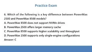 Dell PowerMax Design v2 (PVM-DS-01) Exam Prep & Free Practice Questions