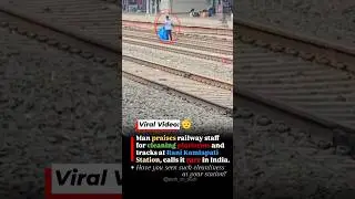 Rare Cleanliness Seen at Rani Kamlapati Station, Railway Staff Praised