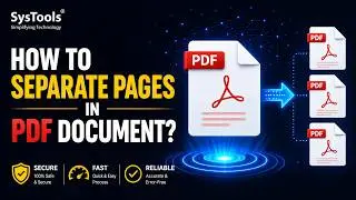 How to Separate Pages in PDF | How to Separate PDF Pages | Separate PDF File Pages in Mintues