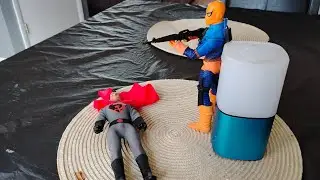 deathstroke vs red son superman photoshoot