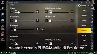 Cara Setting Sensitivitas PUBG Mobile di Emulator Android di PC