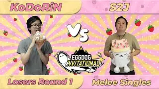 KoDoRiN (Marth) vs S2J (Captain Falcon) - Eggdog Invitational 2024 - Melee Singles: Losers R1