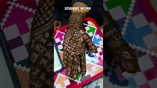 student work ✅||#smallbusiness #mehndi #studentwork #youtubeshorts