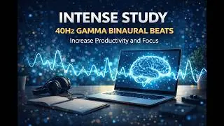 Intense Study - 40Hz Gamma Binaural Beats to Increase Productivity and Focus