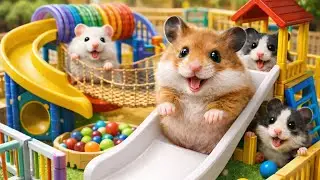 Hamster Playing Compilation‼️Hamster Lucu, Hamster Bermain, Hamster Aktif, Hamster Imut.