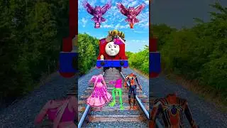 Spiderman, frog & cute girl dance vs...
