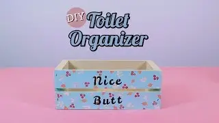 DIY Toilet Organizer | HG Craft | HelloGiggles