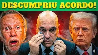 VEIO AGORINHA! MORAES DESCUMPRE ACORDO COM ESTADOS UNIDOS PENALIDADE DE TRUMP VOLTA A MESA DE NEGOCI