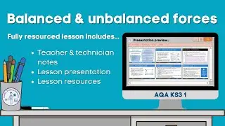 Balanced and unbalanced forces Lesson video preview
