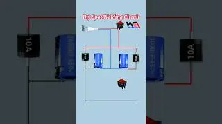 Diy Spot Welding Circuit Using Diodes & Capacitors. #3danimation #3delectronics #3delectrical