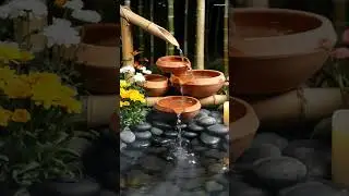 Water Meditation 🌧 Bamboo Forest ASMR #soothingrelaxeveryday #relaxing #relaxingmusic #rainbow