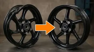 Fixing a Crashed Motorcycle Wheel