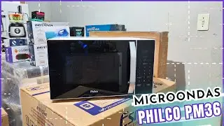 Microondas 33L Philco Teclas F&aacute;ceis Limpa F&aacute;cil 1400W PM36