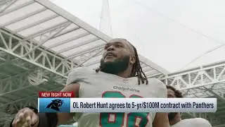 OL Robert Hunt agrees to terms on five-year, $100M deal with Panthers