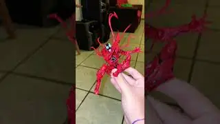 Carnage revoltech bootleg!   #spiderman #figure #umboxing #aliexpress #music #youtubeshorts #carnage