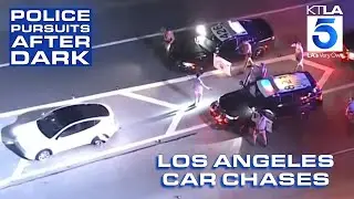 Nighttime high-speed police pursuits & more | Los Angeles Car Chases