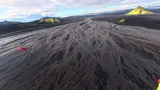 Flug um Fjallabak og Landmannalaugar