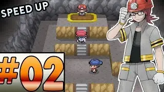 Pokemon Platinum Walkthrough Part 2 - Oreburgh City & Gym Leader Roark (SPEED UP!)