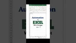 Merge multiple excel files in 1 worksheet with the help of chatgpt.Automation in Excel with ChatGPT