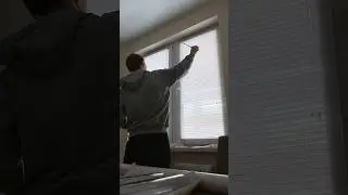 Жалюзи приклеились #герметик #жалюзи
