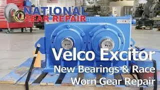 Velco Excitor Gearbox Repair Model 16150 | New Bearings & Race and Worn Gear Repair