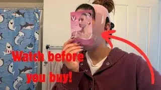 Honest review of this v-line chin mask!