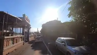 Cycling from G.R.N.W bridge to pointe aux sables beaches. Mauritius POV