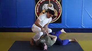 Eagle BJJ: Self Defense Two Hand Grab Counter (arm twist) - Carlos Lopez