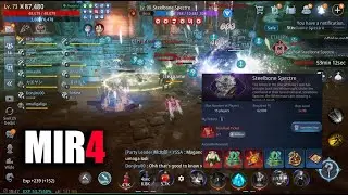 MIR4 Steelbone Boss Raid GamePlay