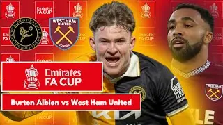 Burton Albion 0-1 West Ham United | Emirates FA Cup 4th Round | LIVE