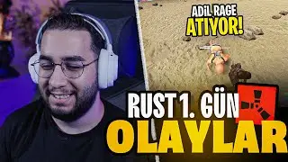 ERAY EKİPLE RUST İLK G&Uuml;N ANALİZİ YAPIYOR | Adil Rage Atıyor,Tartışma &Ccedil;ıktı,Ali Ahmet Kavgası
