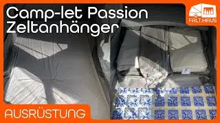 Isabella Camp-let Passion Zeltanh&auml;nger beladen (mit unserem Setup)