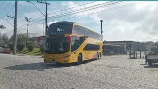 Movimentação na fábrica da Busscar com lindos Panorâmicos DD para exportação. 