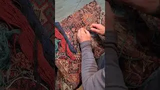 Qashqai Rug Restoration at Little-Persia