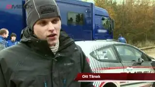 Ott T&auml;nak Tests DMACK Tyres for Rally GB 2011