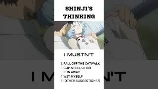 Shinji's Thoughts While Holding Rei In Neon Genesis Evangelion #shorts #anime
