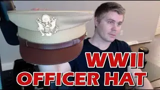 WW2 Army Officer Uniform Cap - Replica Hat Review