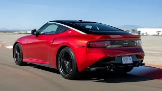 2023 Nissan Z in Passion Red | Driving & Exterior