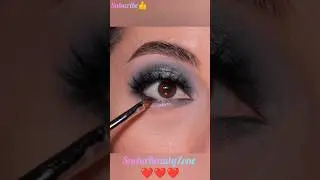 Eye makeup..Black smokey eyeshadow #blackeyeshadow #smokeyeye #eyeshadowtutorial #eyemakeup