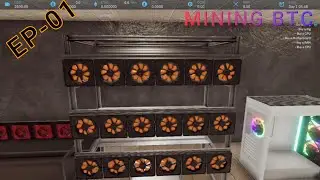 I Started Bitcoin Mining Farm | Crypto Mining Simulator Gameplay Walkthrough | EP-01
