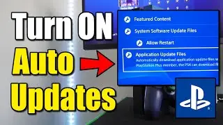 How to Auto Update your PS4 Games & Update in Rest Mode (Best Method)