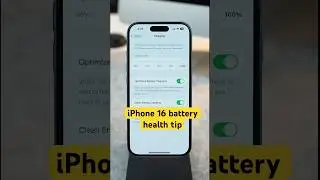Extend your iPhone 16 battery health now #iphone16 #iphonebatteryhealth #youtubeshorts