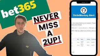 Bet 365 2up Offer Matched Betting (How To Get INSTANT 2up Alerts)