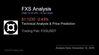 FXS (FXSUSDT) Technical Analysis - Price Prediction & Buy or Sell November 12, 2025